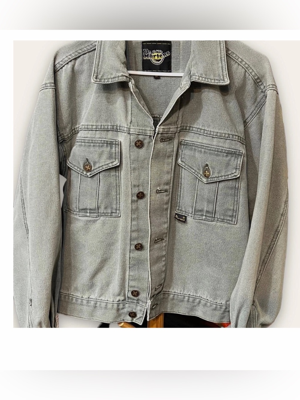 Vintage Dr. Martens Jean Jacket Grey